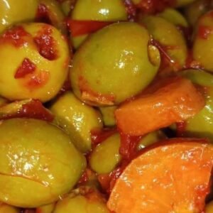 زيتون أخضر مخلي